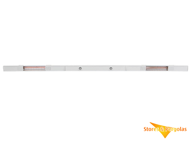 MSET 3.2 = M2 + M1 + M2 - 300 cm - 1 x LED + 2 x chauffage infrarouge